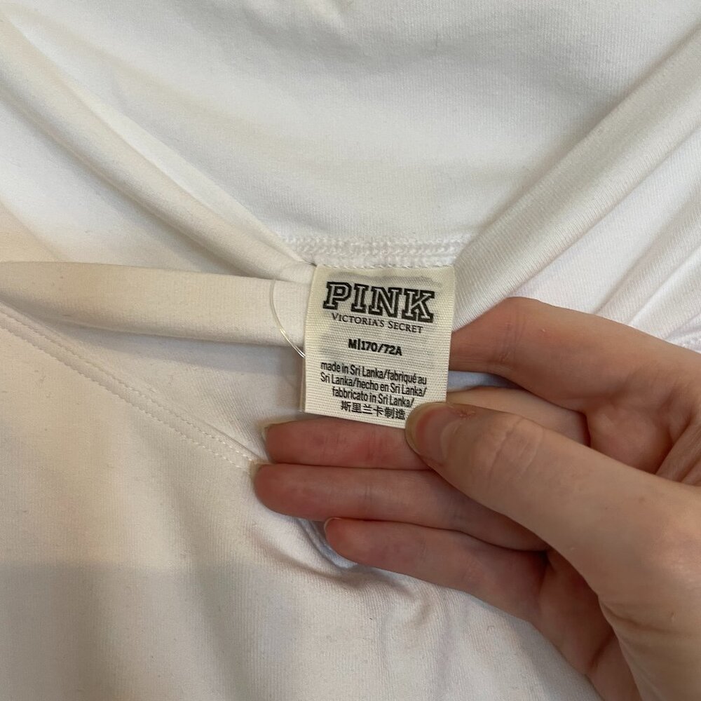 NWT Pink Victorias Secret Skirt White Crossover Waist - Picture 4 of 13